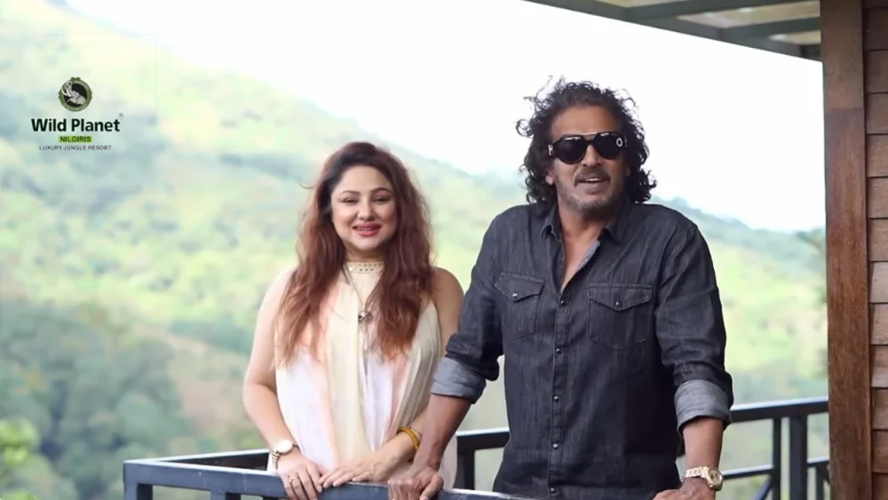 Actors Upendra & Priyanka Holidaying at Wild Planet