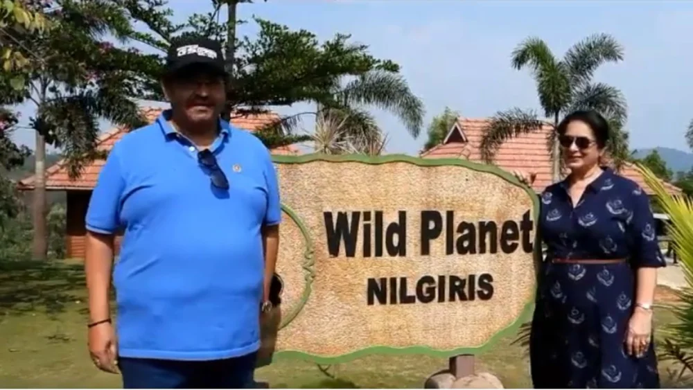 Bollywood Comedian Tikku Talsania at WildPlanet
