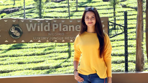 Actress Shanvi Srivastava Holidaying at Wild Planet Luxury Jungle Resort.
